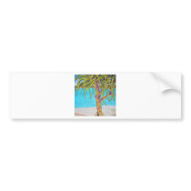Blue Water Pandanas Bumper Sticker