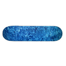 Blue Water Skateboard Deck