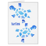 Blue Water Turtle Card