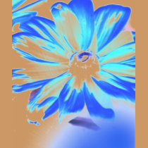 Blue Watercolor Flower t-shirts