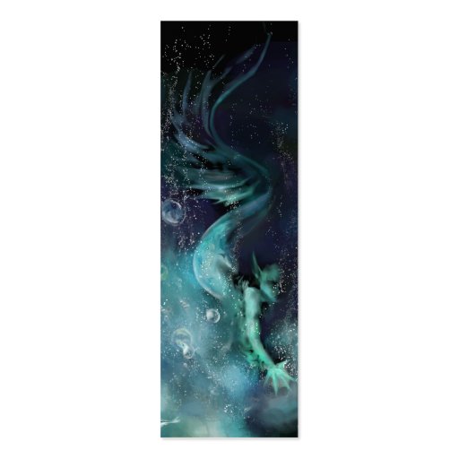 Blue Waters bookmark Business Card (front side)
