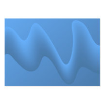 Blue Wave Abstract Image Design. Business Card