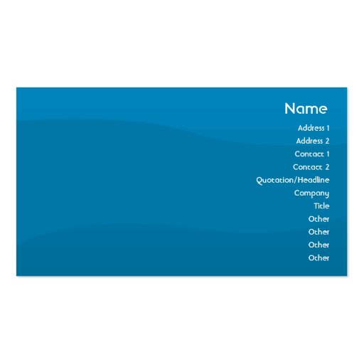Blue Wave - Business Business Cards