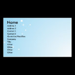 Blue Wave Business Card business cards