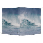 Blue wave crashing, Maui, Hawaii, USA 3 binders
