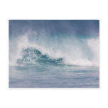 Blue wave crashing, Maui, Hawaii, USA 3 Post Cards