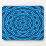 Blue Wave Mandala mousepad