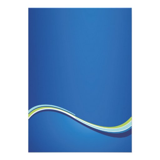 Blue Wave Retirement Photo Invitation