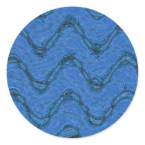 blue wave stickers by DonnaGraysonAbstract blue wave stickers