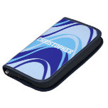 Blue Wave Stripes Rickshaw Folio planners