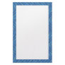 blue waves border stationery design