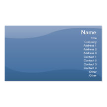 Blue Waves - Business Business Card Templates
