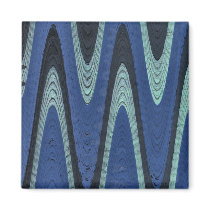 blue waves magnet by DonnaGrayson blue waves magnet