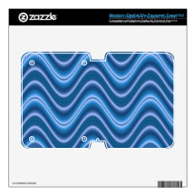 blue waves pattern WD my passport skins