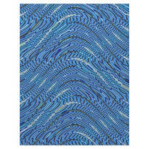 blue waves scrapbook customized letterhead