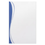 Blue Waves Side Stationery Design