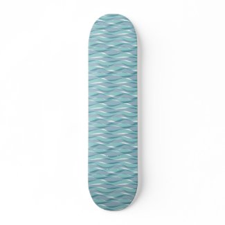 Blue Waves Skateboard