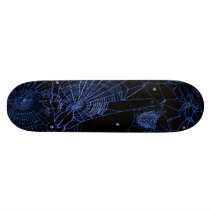 blue webbie skate board