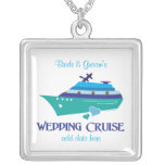 Blue Wedding Cruise Necklace Favors