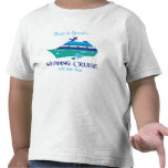 Blue Wedding Cruise T-shirt Favors