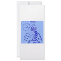 Blue Wedding Gown Bride rack cards by JunipersWedding Blue Wedding Gown Bride rack cards