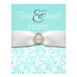 Blue Wedding Invitations 4.25" x 5.5"