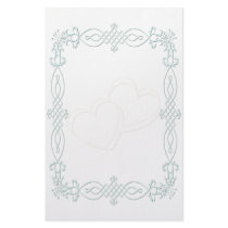 Blue Wedding Stationery Paper