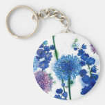 Blue Weeds Keychains