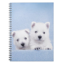 Blue westies note book