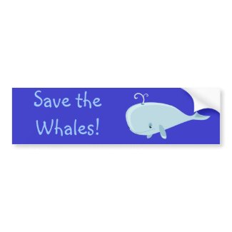 Blue Whale bumpersticker