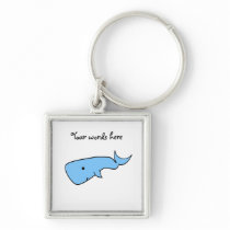 Blue whale keychains