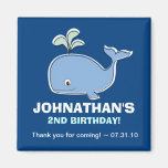 Blue Whale Magnet Party Favors