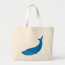Blue Whale Marine Mammals Wildlife Oceans Tote Bags