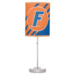 Blue & White Florida F Logo Desk Lamps