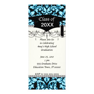 blue white glow on black damask pattern announcements Zazzle_invitation blue white glow on black damask pattern announcements Zazzle_invitation
