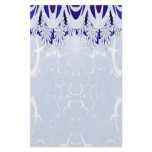 Blue White Lace Stationery