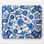 blue & white mousepad