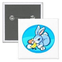 blue white rabbit chick blue background graphic.pn pins