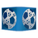 Blue & White Soccer Ball Frenzy Binder binder