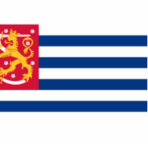 Blue-White Striped Finland (Unofficial), Fiji Acrylic Cut Outs