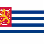 Blue-White Striped Finland (Unofficial), Fiji Acrylic Cut Outs