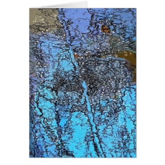 BLUE WILD WATER card