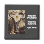 Blue Wildebeest / Gnu funny humoros animal Magnets