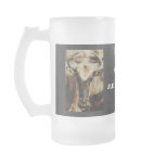 Blue Wildebeest / Gnu funny humoros beer mugs