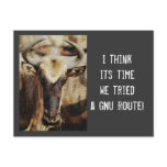 Blue Wildebeest / gnu funny humoros cards Post Cards