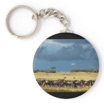 Blue Wildebeest (GNU) Masai Mara Kenya keychain