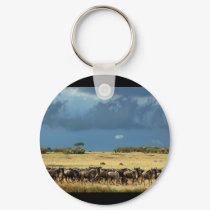 Blue Wildebeest (GNU) Masai Mara Kenya keychain