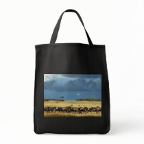 Blue Wildebeest migration Masai Mara Kenya bag by Rowood Blue Wildebeest migration Masai Mara Kenya bag