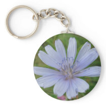 Blue Wildflower Keychain