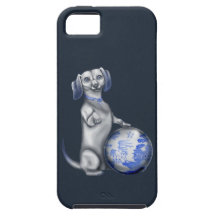 Blue Willow Dachshund iPhone 5 Covers